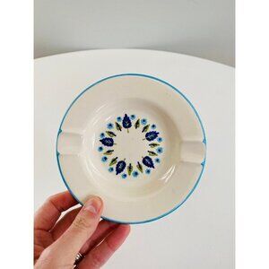Vintage Marcrest Swiss Chalet Alpine Ashtray, Trinket Dish, Stetson Marcrest